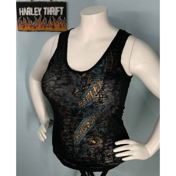 Harley-Davidson Tank Top 2XL Women, MADE in USA - Picture 3 of 5